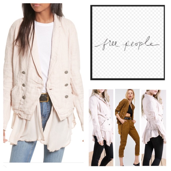 Free People Jackets & Blazers - Free People Layered Ruffles Blazer.  NWT.